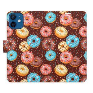 Flipové pouzdro iSaprio - Donuts Pattern - iPhone 12 mini