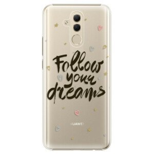 Plastové pouzdro iSaprio - Follow Your Dreams - black - Huawei Mate 20 Lite