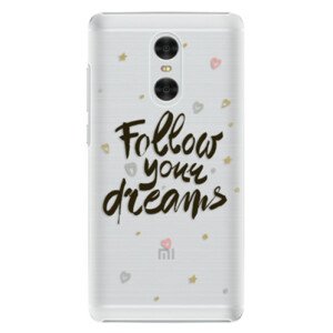 Plastové pouzdro iSaprio - Follow Your Dreams - black - Xiaomi Redmi Pro