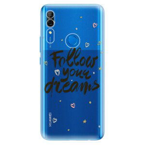 Odolné silikonové pouzdro iSaprio - Follow Your Dreams - black - Huawei P Smart Z