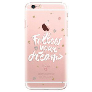 Plastové pouzdro iSaprio - Follow Your Dreams - white - iPhone 6 Plus/6S Plus