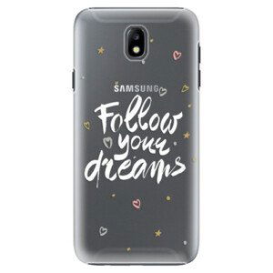 Plastové pouzdro iSaprio - Follow Your Dreams - white - Samsung Galaxy J7 2017