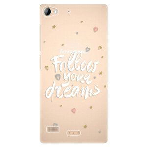 Plastové pouzdro iSaprio - Follow Your Dreams - white - Lenovo Vibe X2