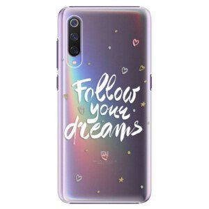 Plastové pouzdro iSaprio - Follow Your Dreams - white - Xiaomi Mi 9