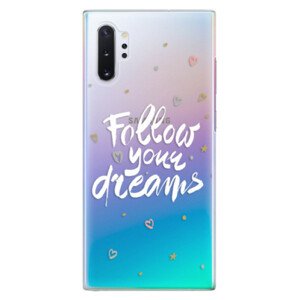 Plastové pouzdro iSaprio - Follow Your Dreams - white - Samsung Galaxy Note 10+