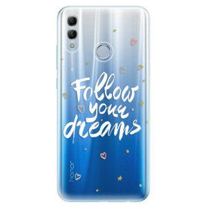 Odolné silikonové pouzdro iSaprio - Follow Your Dreams - white - Huawei Honor 10 Lite