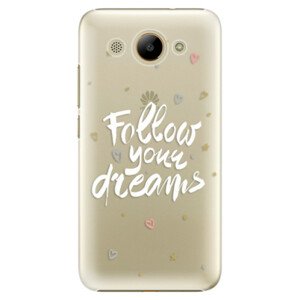 Plastové pouzdro iSaprio - Follow Your Dreams - white - Huawei Y3 2017