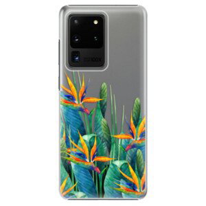 Plastové pouzdro iSaprio - Exotic Flowers - Samsung Galaxy S20 Ultra