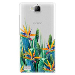 Plastové pouzdro iSaprio - Exotic Flowers - Huawei Honor 3C