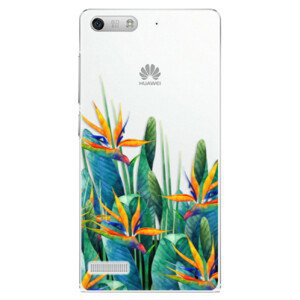 Plastové pouzdro iSaprio - Exotic Flowers - Huawei Ascend G6