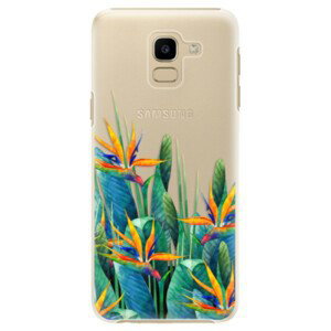 Plastové pouzdro iSaprio - Exotic Flowers - Samsung Galaxy J6