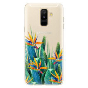 Silikonové pouzdro iSaprio - Exotic Flowers - Samsung Galaxy A6+