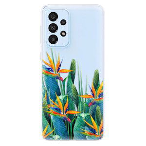 Odolné silikonové pouzdro iSaprio - Exotic Flowers - Samsung Galaxy A33 5G