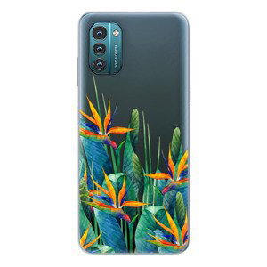 Odolné silikonové pouzdro iSaprio - Exotic Flowers - Nokia G11 / G21