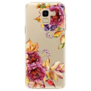 Plastové pouzdro iSaprio - Fall Flowers - Samsung Galaxy J6