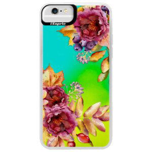 Neonové pouzdro Blue iSaprio - Fall Flowers - iPhone 6 Plus/6S Plus
