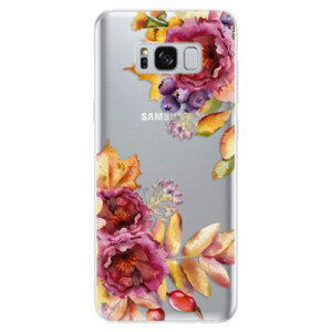 Odolné silikonové pouzdro iSaprio - Fall Flowers - Samsung Galaxy S8