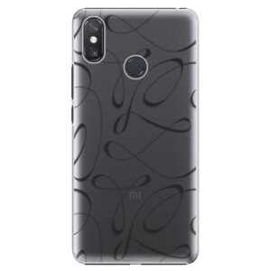 Plastové pouzdro iSaprio - Fancy - black - Xiaomi Mi Max 3