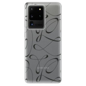 Odolné silikonové pouzdro iSaprio - Fancy - black - Samsung Galaxy S20 Ultra