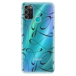 Odolné silikonové pouzdro iSaprio - Fancy - black - Honor 9A