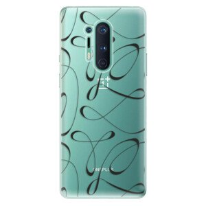 Odolné silikonové pouzdro iSaprio - Fancy - black - OnePlus 8 Pro