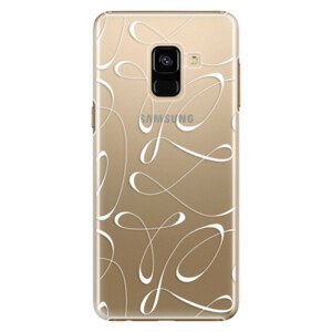 Plastové pouzdro iSaprio - Fancy - white - Samsung Galaxy A8 2018