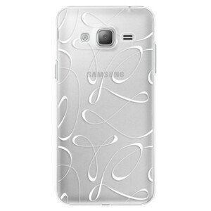 Plastové pouzdro iSaprio - Fancy - white - Samsung Galaxy J3