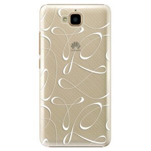 Plastové pouzdro iSaprio - Fancy - white - Huawei Y6 Pro