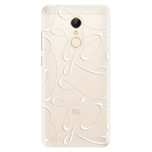 Silikonové pouzdro iSaprio - Fancy - white - Xiaomi Redmi 5