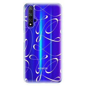 Odolné silikonové pouzdro iSaprio - Fancy - white - Huawei Honor 20