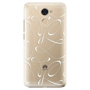 Plastové pouzdro iSaprio - Fancy - white - Huawei Y7 / Y7 Prime