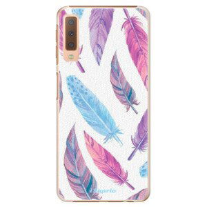 Plastové pouzdro iSaprio - Feather Pattern 10 - Samsung Galaxy A7 (2018)