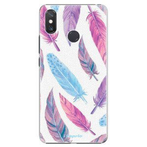 Plastové pouzdro iSaprio - Feather Pattern 10 - Xiaomi Mi Max 3