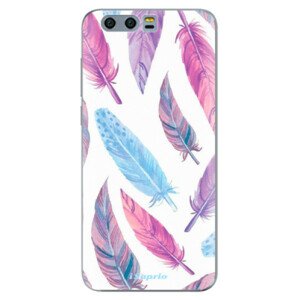 Silikonové pouzdro iSaprio - Feather Pattern 10 - Huawei Honor 9