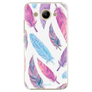 Plastové pouzdro iSaprio - Feather Pattern 10 - Huawei Y3 2017