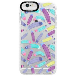 Silikonové pouzdro Bumper iSaprio - Feather Pattern 01 - iPhone 6 Plus/6S Plus