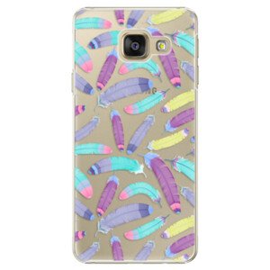 Plastové pouzdro iSaprio - Feather Pattern 01 - Samsung Galaxy A3 2016