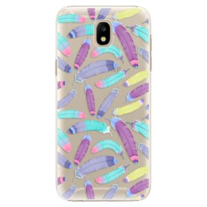 Plastové pouzdro iSaprio - Feather Pattern 01 - Samsung Galaxy J5 2017