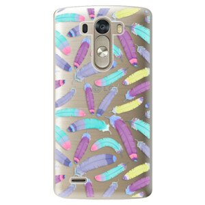 Plastové pouzdro iSaprio - Feather Pattern 01 - LG G3 (D855)