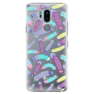 Plastové pouzdro iSaprio - Feather Pattern 01 - LG G7