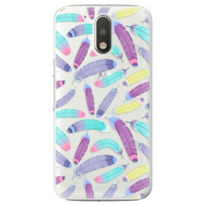 Plastové pouzdro iSaprio - Feather Pattern 01 - Lenovo Moto G4 / G4 Plus