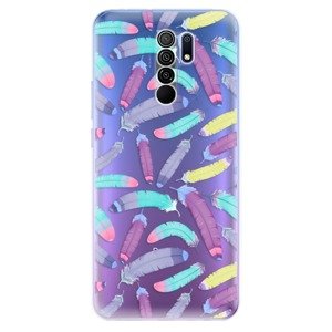 Odolné silikonové pouzdro iSaprio - Feather Pattern 01 - Xiaomi Redmi 9