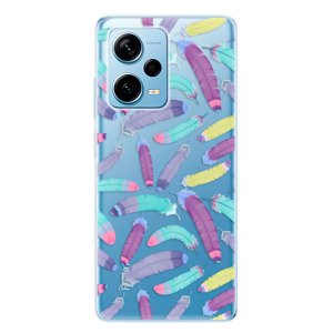 Odolné silikonové pouzdro iSaprio - Feather Pattern 01 - Xiaomi Redmi Note 12 Pro 5G / Poco X5 Pro 5G