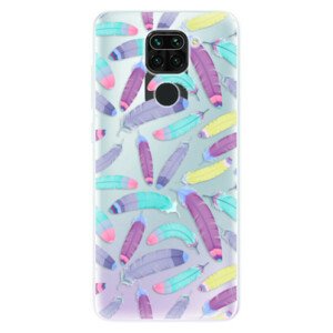 Odolné silikonové pouzdro iSaprio - Feather Pattern 01 - Xiaomi Redmi Note 9