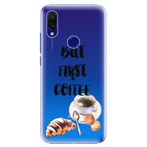 Plastové pouzdro iSaprio - First Coffee - Xiaomi Redmi 7