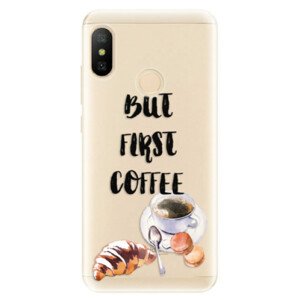 Odolné silikonové pouzdro iSaprio - First Coffee - Xiaomi Mi A2 Lite