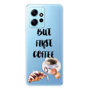 Odolné silikonové pouzdro iSaprio - First Coffee - Xiaomi Redmi Note 12 5G