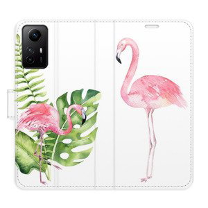Flipové pouzdro iSaprio - Flamingos - Xiaomi Redmi Note 12S