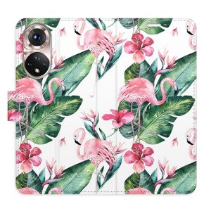 Flipové pouzdro iSaprio - Flamingos Pattern - Honor 50 / Nova 9