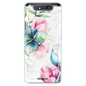 Odolné silikonové pouzdro iSaprio - Flower Art 01 - Samsung Galaxy A80